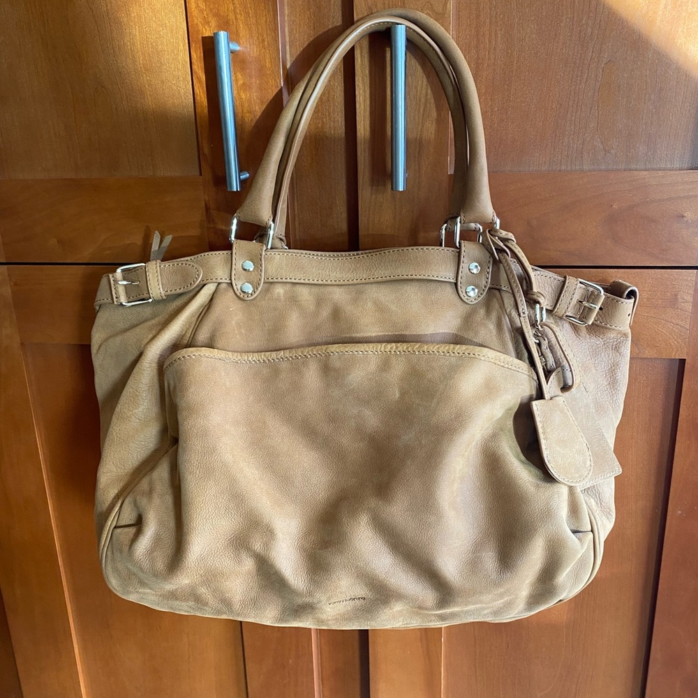 Venessa Bruno Brushed Suede Handbag